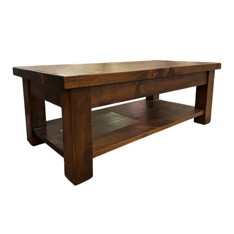 Barnboard Thick Leg Coffee Table
