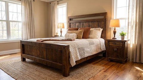 Timber Bed w/ Low Footboard