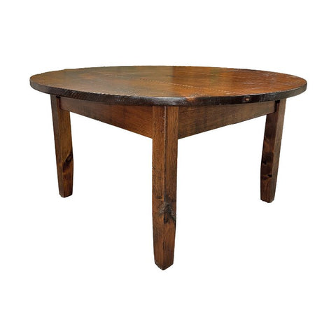 Barnboard Round Coffee Table