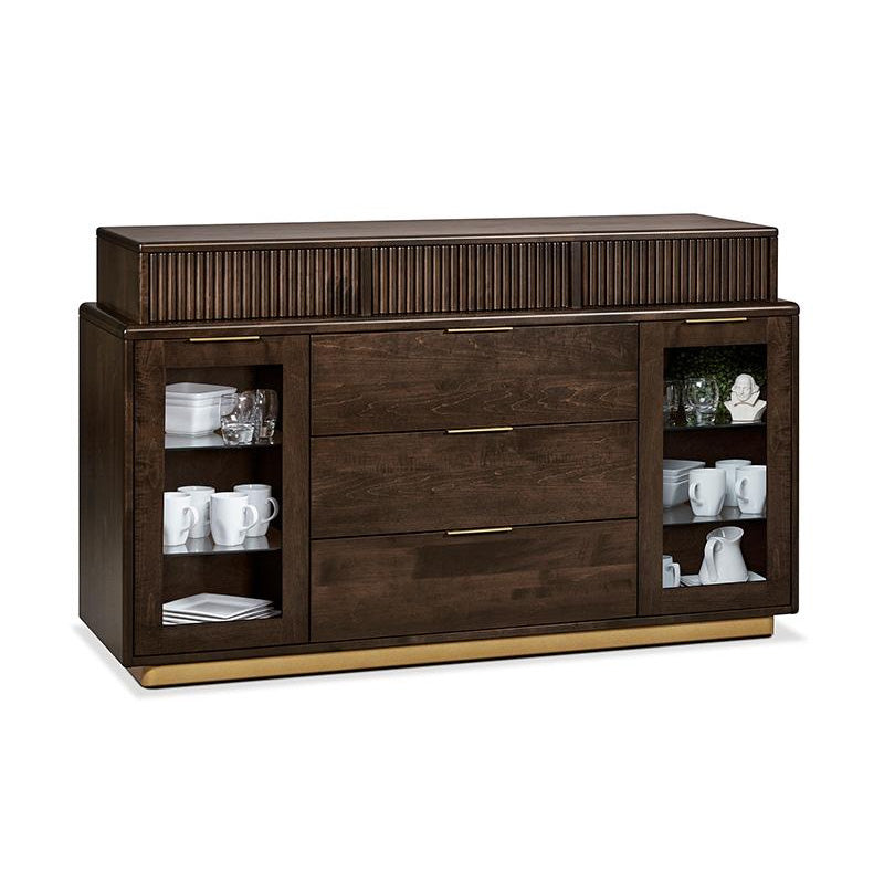 Lotus Sideboard with Glass Doors