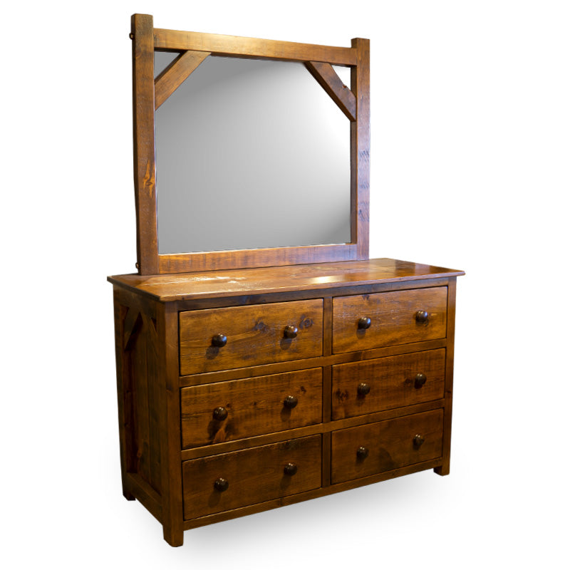 Barnboard Dresser & Mirror
