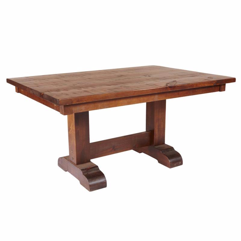 Barnboard Double Pedestal Table