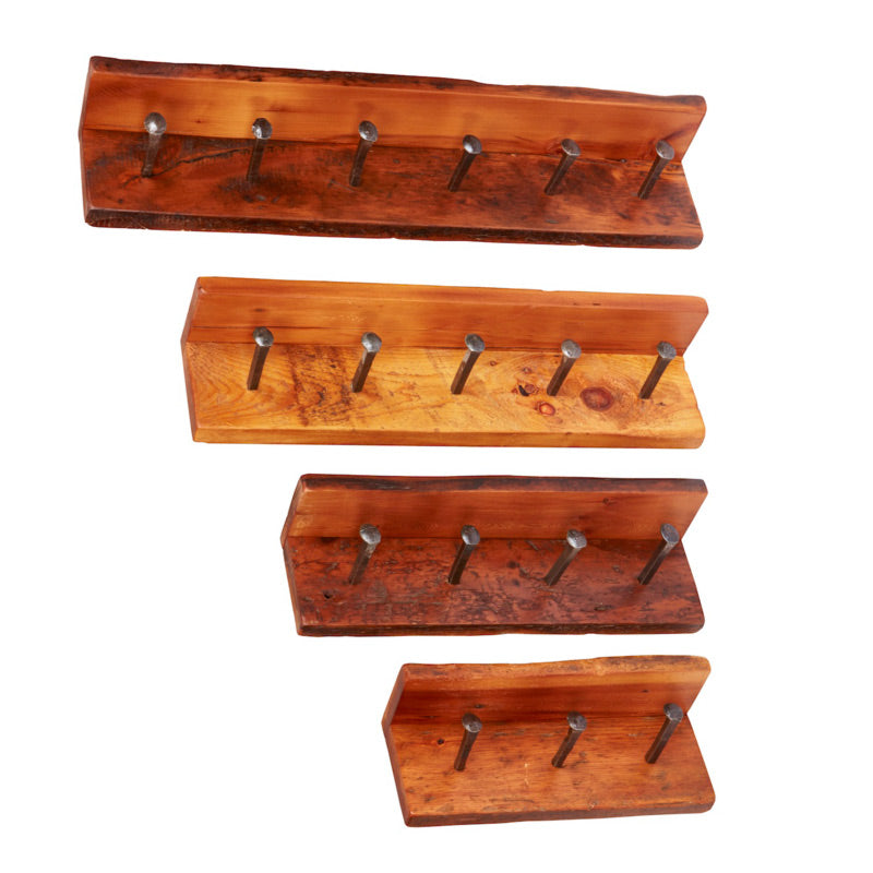 Barnboard Shelf with Rail Pegs