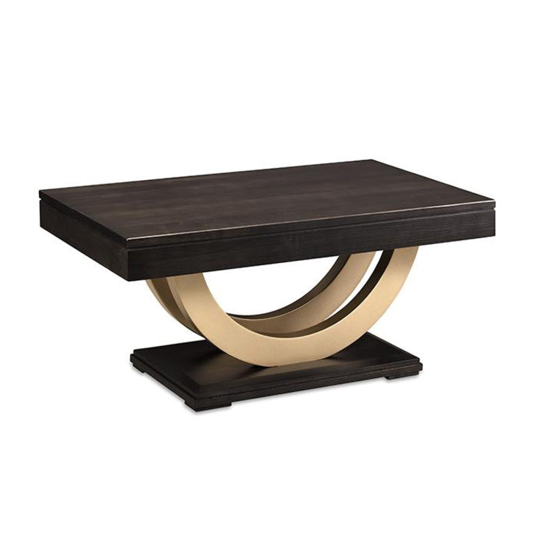 Contempo Metal Curved Coffee Table