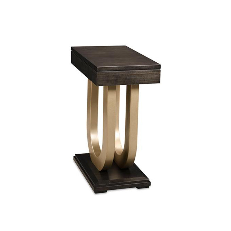Contempo Metal Curved Side Table