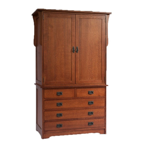 Mission style deals armoire