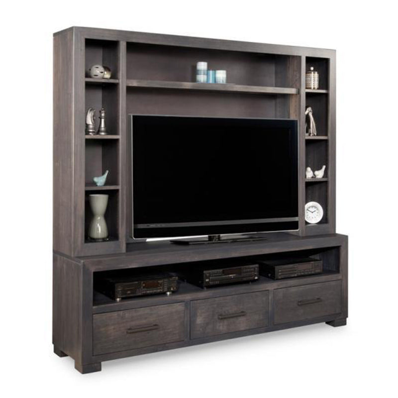 Steel City HDTV Stand with Hutch